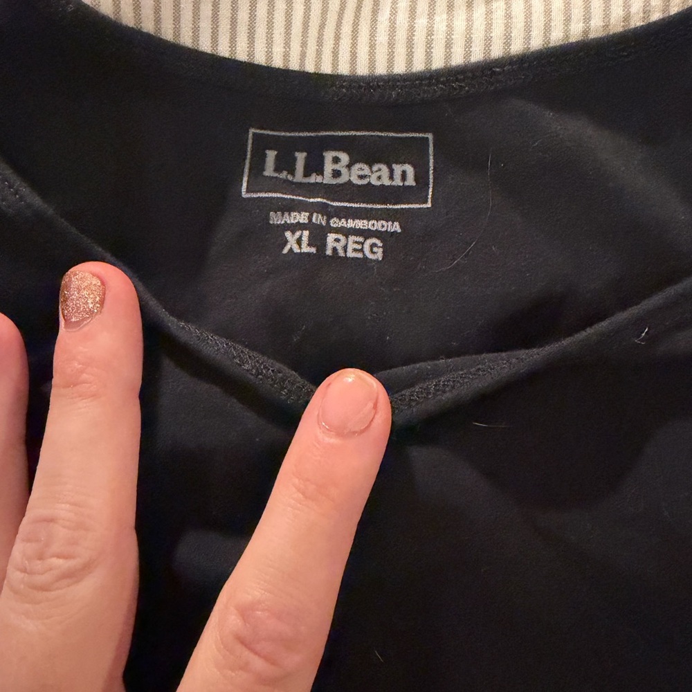 L.L. Bean Classic tank - navy blue - XL - Picture 2 of 2
